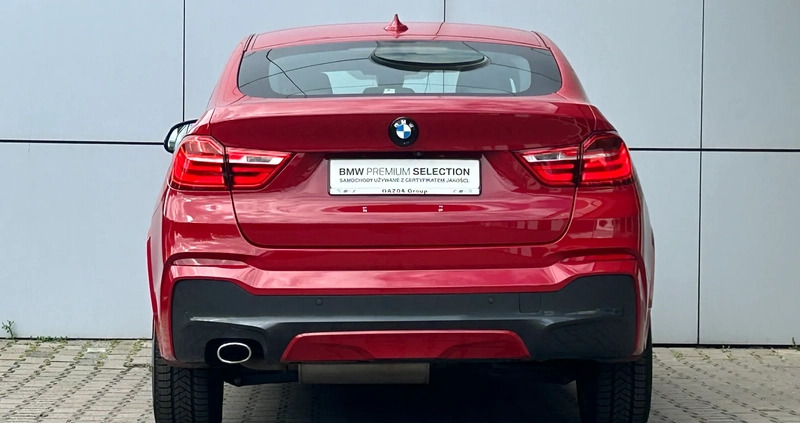 BMW X4 cena 126999 przebieg: 129999, rok produkcji 2017 z Głogówek małe 631